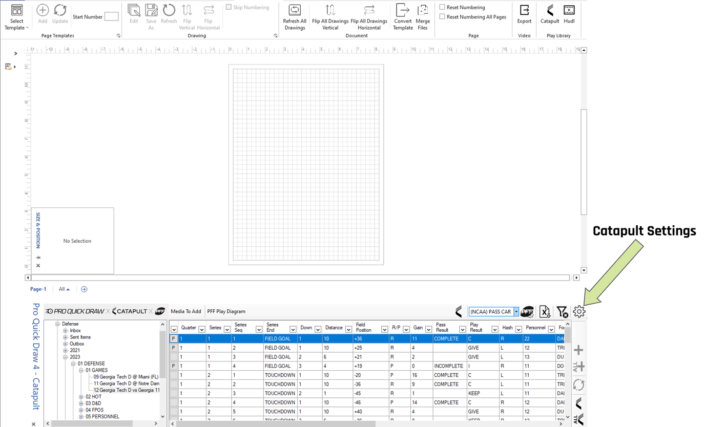 How do I manage my Catapult Data settings?